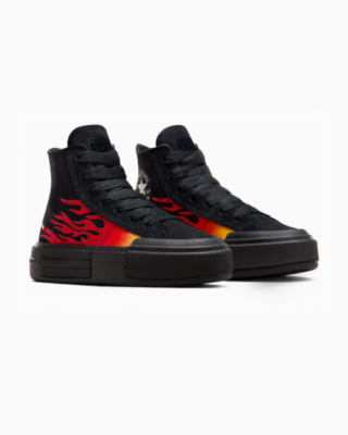 Converse Chuck Taylor All Star Cruise Flames Black Womens  display picture 3