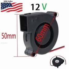12V DC 50mm Gdstime Blower Radial Cooling Fan Hotend Extruder RepRap 3D Printer