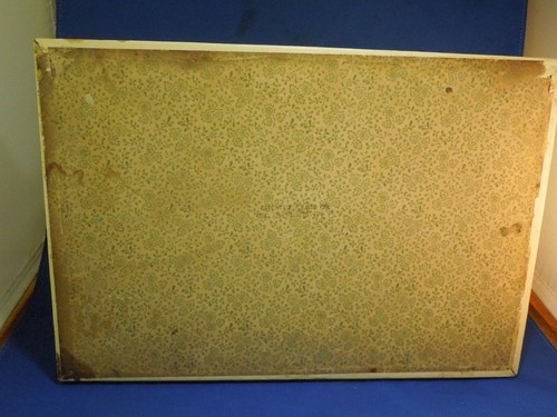 Antique Victorian 1890s Celluloid Coated Embossed Vanity Box Cherub Satin Lined - Picture 9 of 12