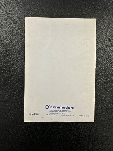 Commodore Amiga Monitor Model 1084 Color Manual - Picture 2 of 2