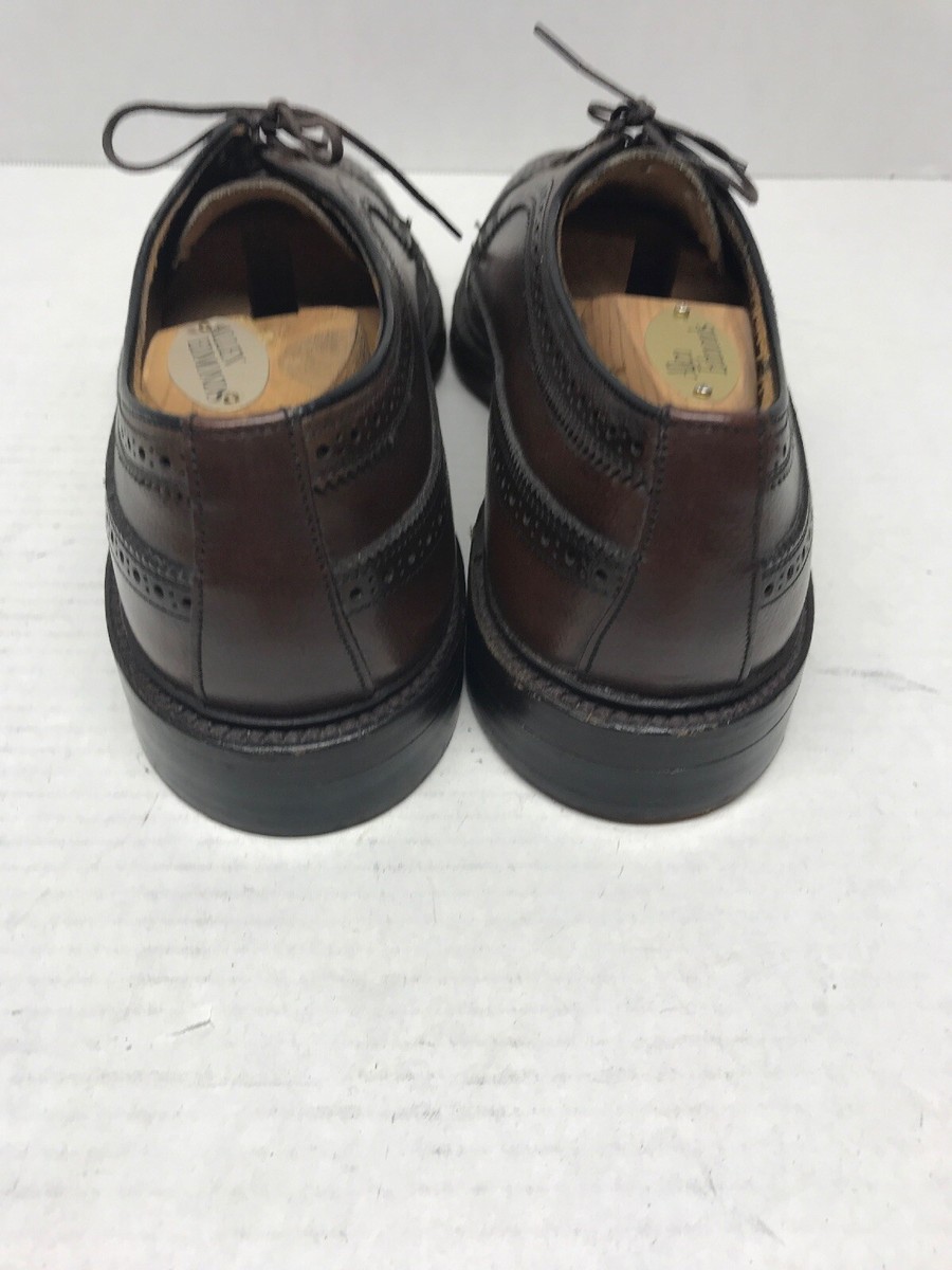 VINTAGE Crosby Square Brown leather LONG WINGTIPS size 9 1/2