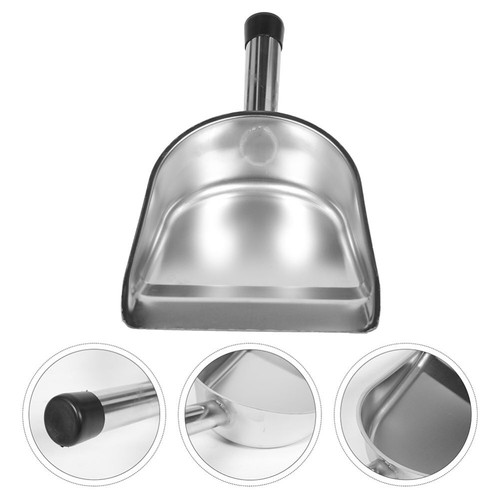 Stainless Steel Dustpan Office Dad Household Dustpans with Handle - 第 8/12 張圖片
