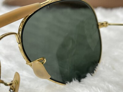 VTG 1980's 58[]14MM B&L Ray-Ban Outdoorsman Aviator Sunglasses | eBay