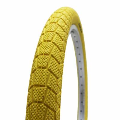 Pneu bmx 20 x 1.95 kenda slick rouge tr (50-406