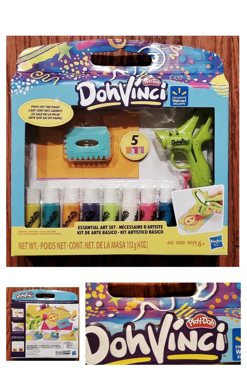 Hasbro Play-Doh DohVinci Kids Essential Art Kit Age 6+ 8 Colors