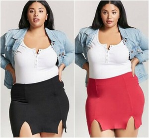f21 red plus size