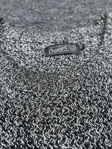 Jack & Jones Grey Knit Jumper Sweater Pullover Men's XXL 2XL - Picture 6 of 11