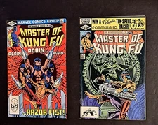 Master Of Kung Fu Razor Fist Book Lot - Shang-Chi - Leiko Wu - Marvel Comics