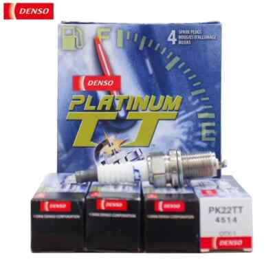 6PCS DENSO PK22TT 4514 Spark Plug For Audi A4 Porsche Cayenne Great Wall Haval