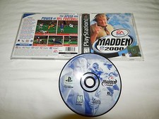 MADDEN 2000 PS1 GAME VIEWED ONCE PLUS STRATEGY GUIDE