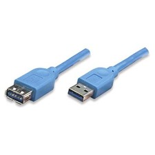 Techly Cavo Prolunga USB 3.0 A maschio/A femmina 1 m blu