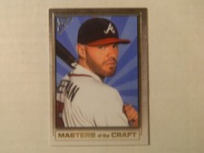 2021Topps Gallery Masters of the Craft Card of Chipper Jones-Braves HALL OF FAME