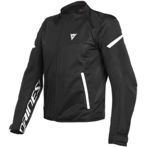 Dainese Bora Air Tex Motorcycle Jacket Mens Ce Black White