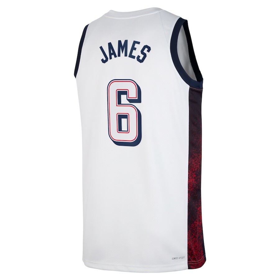 LeBron James Men's USA Basketball Nike Unisex 2024 Swingman