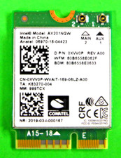 Genuine Dell Intel Wireless Bluetooth WiFi Card A00 AX201NGW A00 XVV0P