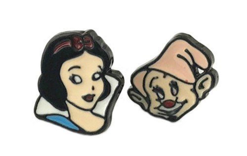 DISNEY CLASSIC CARTOONS MOVIES CHARACTERS LOGOS POST ENAMEL STUD EARRINGS - Picture 10 of 27