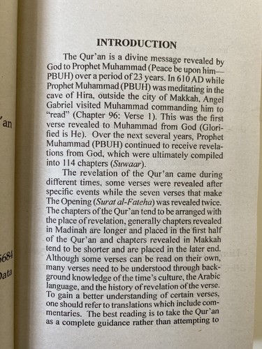 Holy Quran English Translation by Mohammed Pickthall / Pocket size / FREE SHIP - 第 5/12 張圖片
