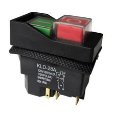  KLD-28A Waterproof Electromagnetic Pushbutton Switch for Slicer 4Pin 5Pins 120V