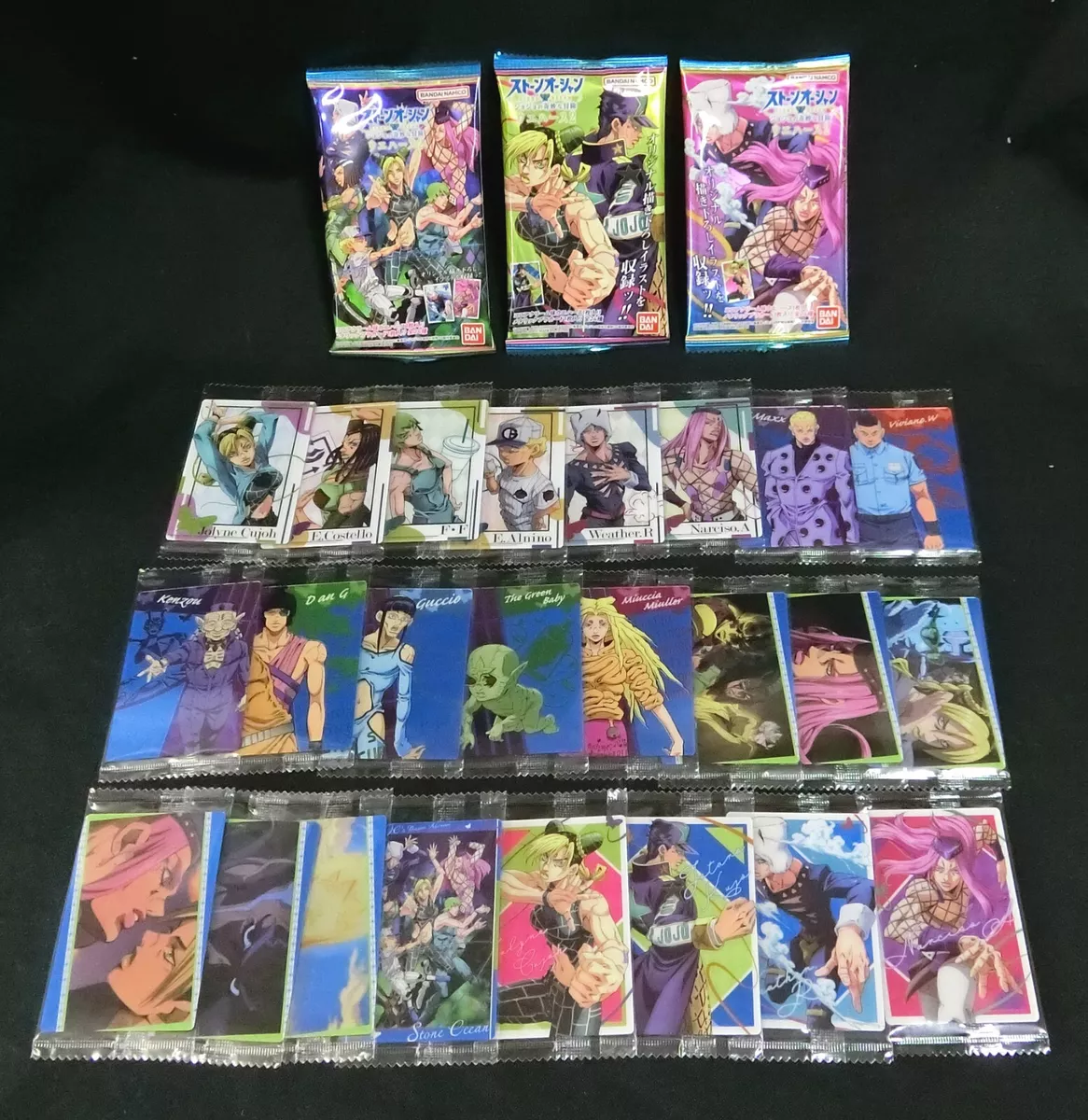 JoJo's Bizarre Adventure: Stone Ocean Card Wafers Full Complete (25) Bandai  JP