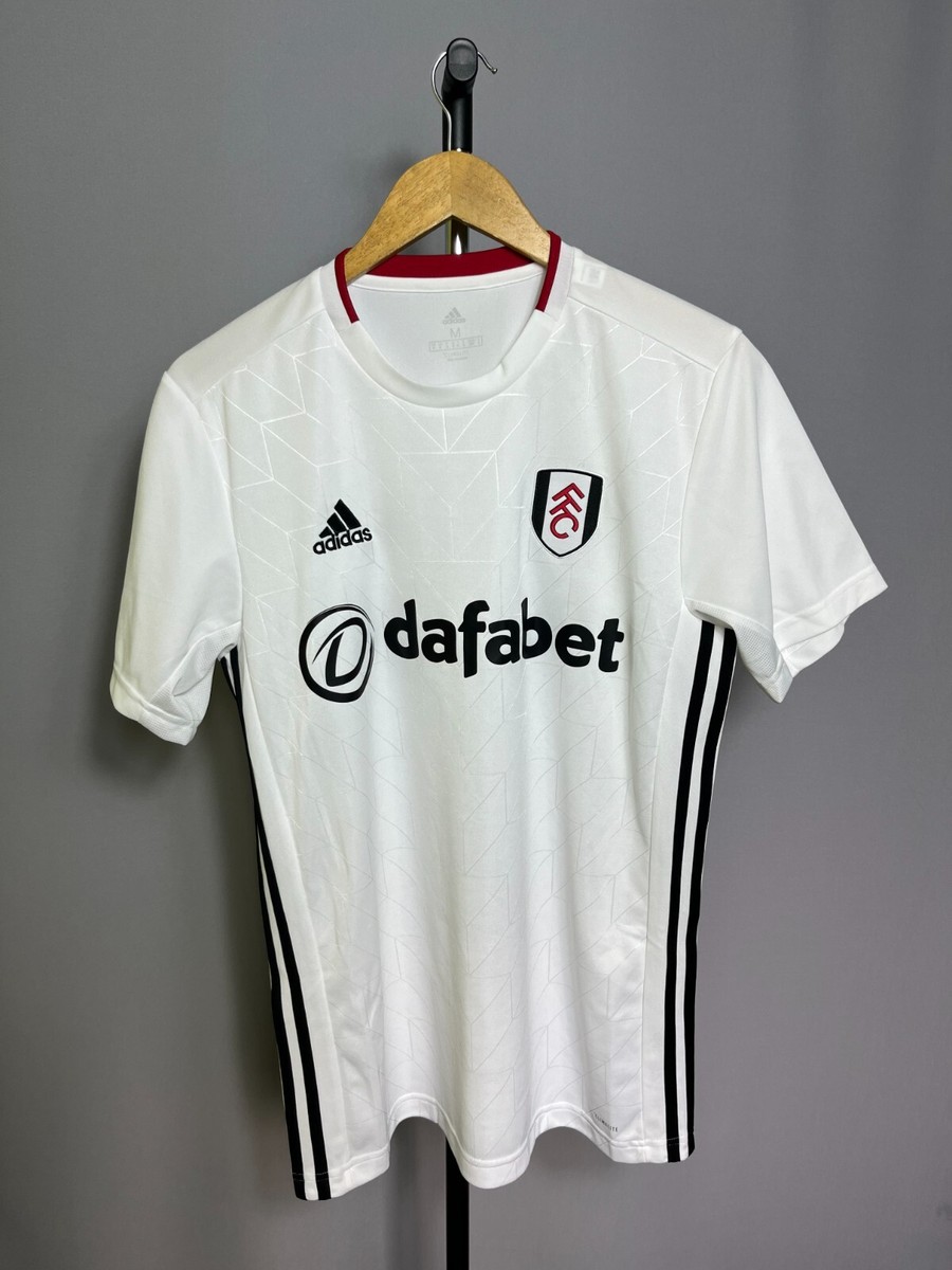 FULHAM HOME FOOTBALL SOCCER SHIRT 2019 2020 JERSEY WHITE ADIDAS MENS sz M