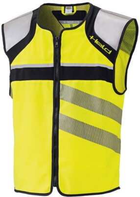 Held hochwertige Motorrad Warnweste Sicherheitsweste atmungsaktiv viel Reflektor