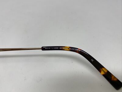Ellen Tracy Bagan Black Gold Black/Gold Authentic Eyeglasses 55-16-140 Ellen Tracy Bagan Eyeglasses | FREE Shipping - Go-Optic.com main image 3