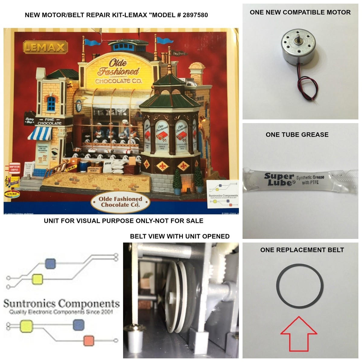 LEMAX OLDE FASHIONED CHOCOLATE CO- REPLACEMENT PARTS-MOTOR/BELT