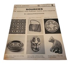 Vtg 60's Indian & Eskimo Arts & Crafts Sources Catalog Dealers US Dept Interior