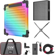 GVM 100W RGB Flexible Led Video Light, 2000K~10000K, Flexible Folding LED Panel 