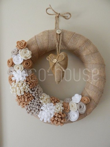 Natural HESSIAN Ribbon Rustic Chic Wedding Vintage Craft Cake Christmas Wreath - Picture 24 of 30
