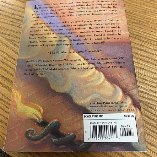 Harry Potter and the Chamber of Secrets by JK Rowling First Paperback Printing - Picture 5 of 11