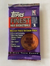 1995 Topps Finest Baksetball Pack Series 1