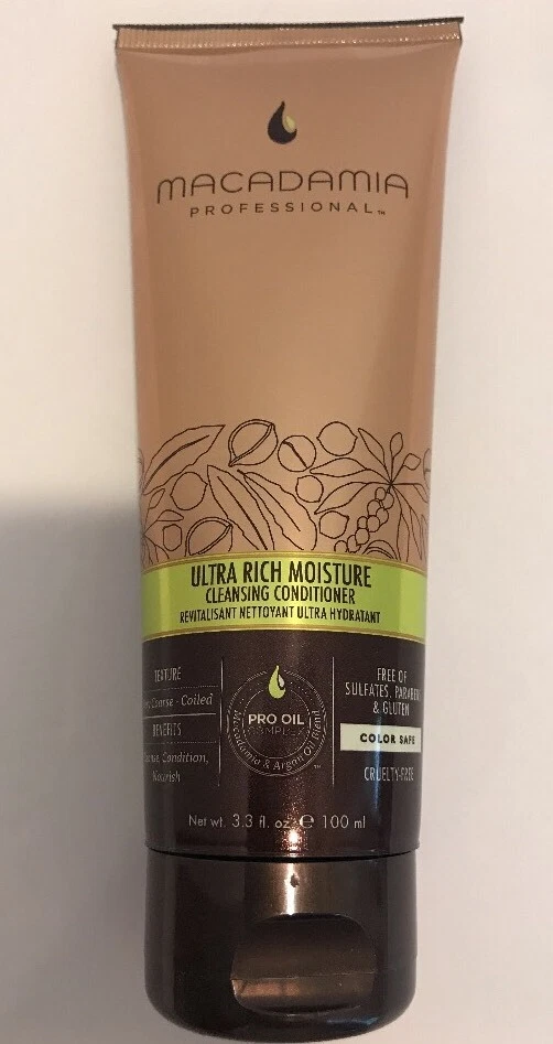 ACONDICIONADOR LIMPIADOR HIDRATANTE ULTRA RICO MACADAMIA 3,3 OZ PARA CABELLO MUY GRUESO Foto 3 de 3