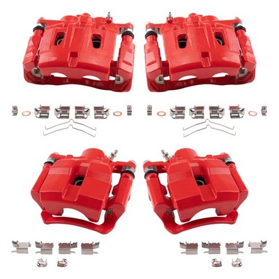 For Toyota Highlander 2014-2019 TRQ CLA82754 Front & Rear Disc Brake Calipers