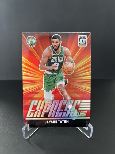 2024-25 Panini Donruss Optic - Express Lane Jayson Tatum #9 Holo Prizm