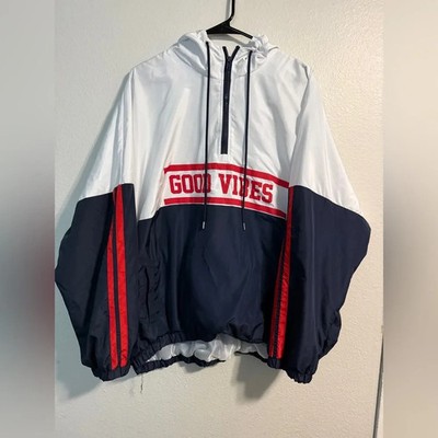 Justify White and Navy Jacket hoddie size 3x