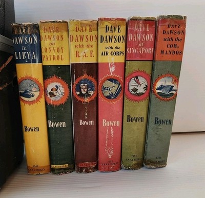 6 DAVE DAWSON BOOKS - Libya 3348, Convoy, Commandos 3358, Air Corps 3357, MORE 