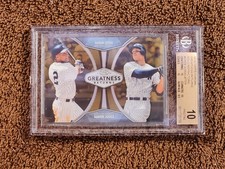 2019 TOPPS CHROME GREATNESS RETURNS JETER/ JUDGE GOLD REF #25/50 BGS 10 POP 1