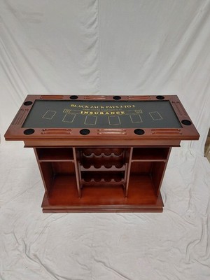 Pokerspieltischbar 4 in einem Roulette/Poker/Würfel/Black Jack/Theke Breite135cm