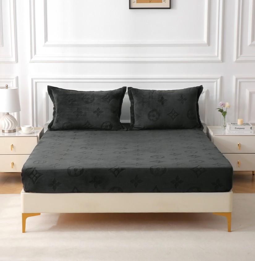 DARK GRAY180×200cm Fitted sheet