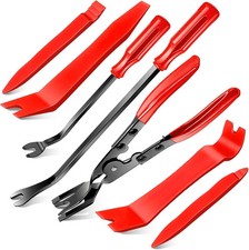 7 Pcs Car Trim Removal Tool Kit with Non-Scratch Plastic Pry Tool and Fastener C