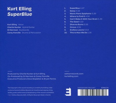 KURT ELLING SUPERBLUE NEW CD