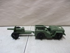 Tim-Mee Toys Plastic Jeep Field Gun