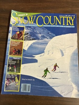 Snow Country Magazine May 1989 Mountain Sports and Living