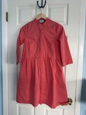 Tuckernuck Royal Shirt Dress Poppy Pink NEW Extra Small XS