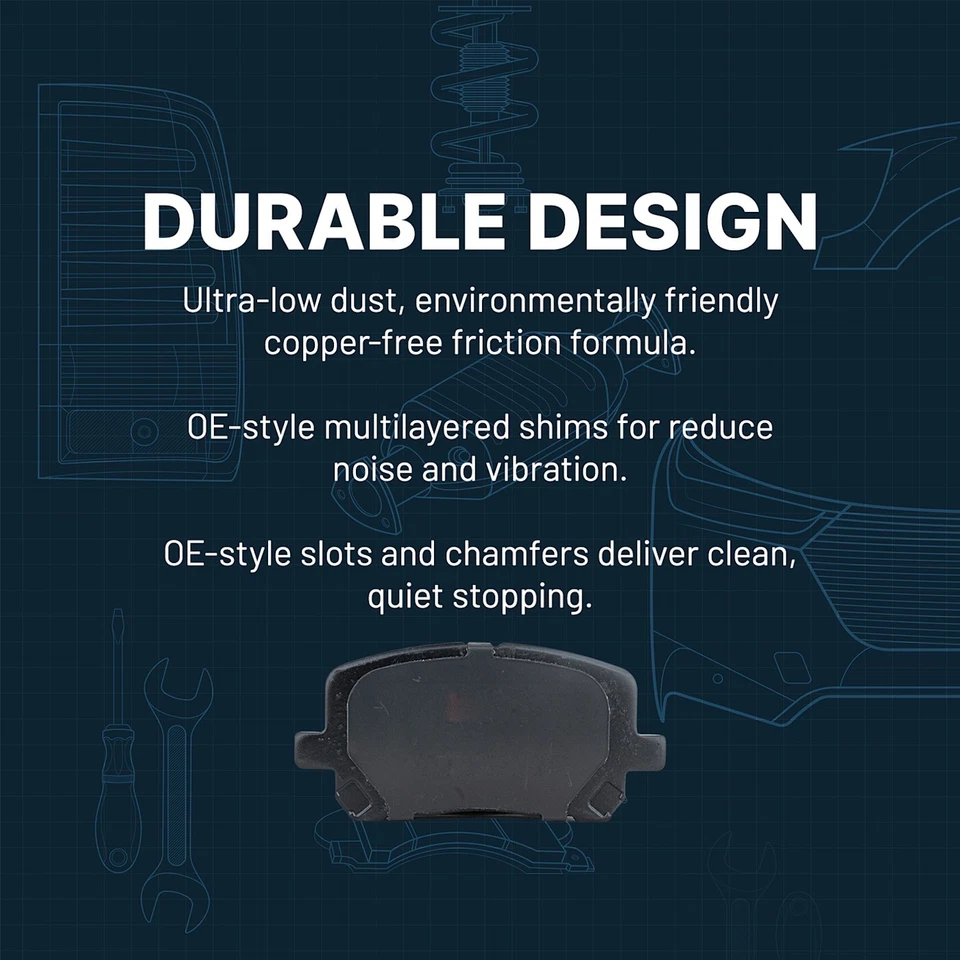 Juego Pastillas Freno Delanteras Kia Sportage 1998 1999 2000 2001 2002 Foto 4 de 4