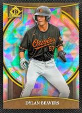 2023 Bowman Chrome Dylan Beavers /150 Atomic Refractor Invicta RC #BI-19 ORIOLES
