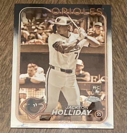 2024 Topps Chrome - Jackson Holliday #88 Sepia Refractor (RC)