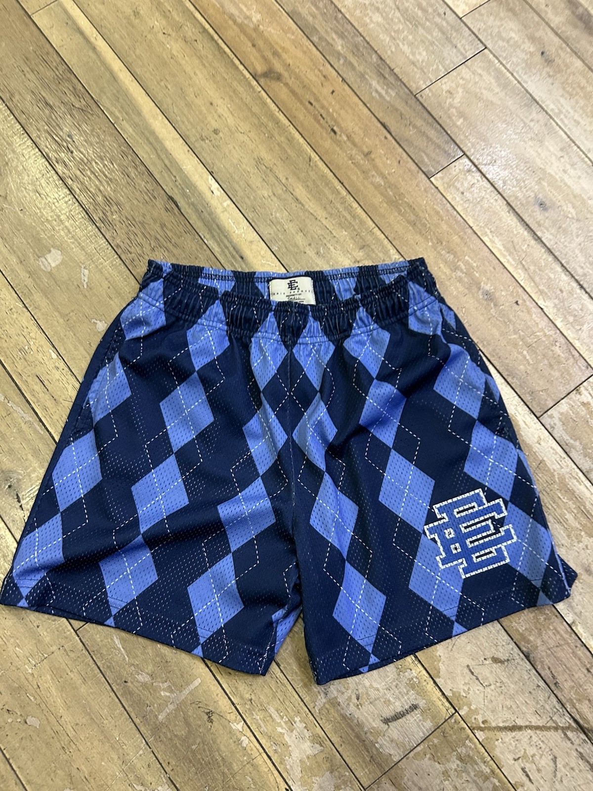 Size S - Eric Emanuel EE Basic Short Caro Argyle … - image 2