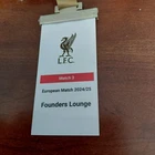 TICKET STUB/ HOSPITALITY PASS-LIVERPOOL V REAL MADRID-CHAMPIONS LEAGUE-2024